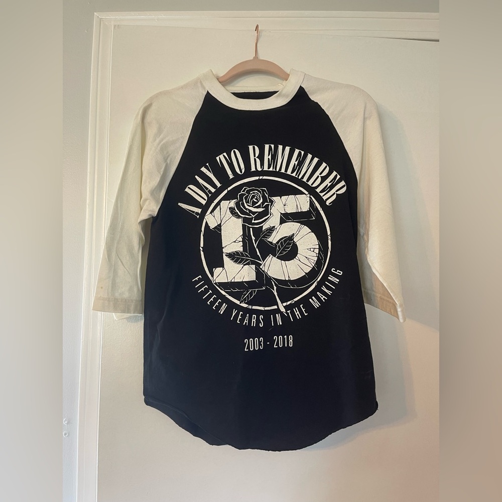 Black and White Long Sleeve Tee